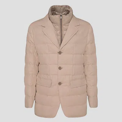 Shop Herno Camel Padded Down Jacket In Brown