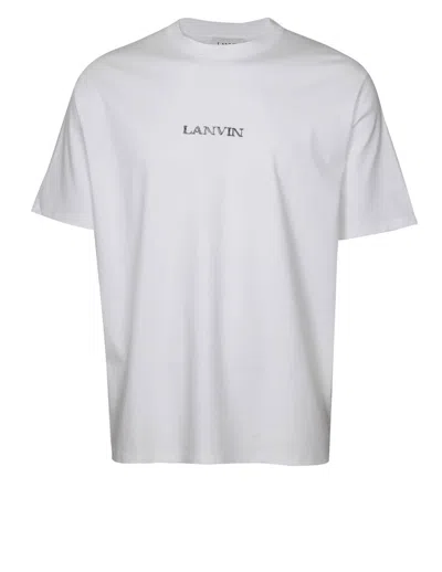 Shop Lanvin Cotton T-shirt In Optic White
