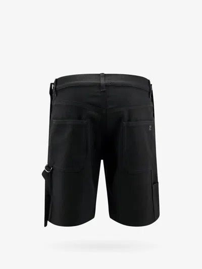 Shop Courrèges Courreges Man Bermuda Shorts Man Black Bermuda Shorts