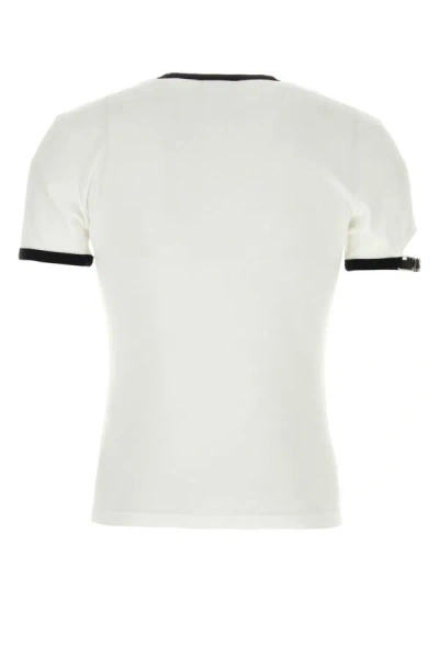 Shop Courrèges Courreges Man White Cotton T-shirt
