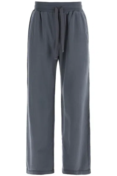 Shop Dolce & Gabbana Cotton Jogger Pants For Men In Gray