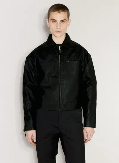 Shop Entire Studios Men Zip-up Jacket In Black