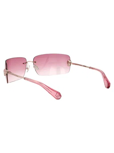 Shop Philipp Plein Sunglasses In 0a39 Gold