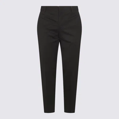 Shop Pt Torino Black Wool Blend Epsilon Pants