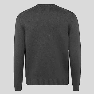 Shop Zanone Grey Wool Sweater