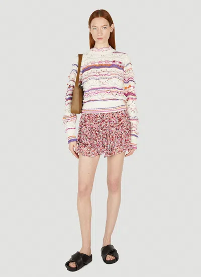 Shop Isabel Marant Étoile Women Ambre Sweater In Cream