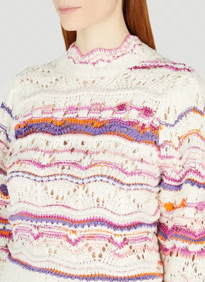 Shop Isabel Marant Étoile Women Ambre Sweater In Cream