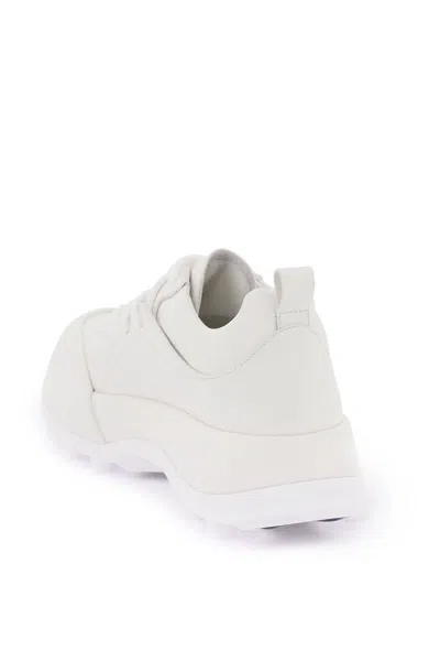 Shop Jil Sander Orb Sneakers Men In White
