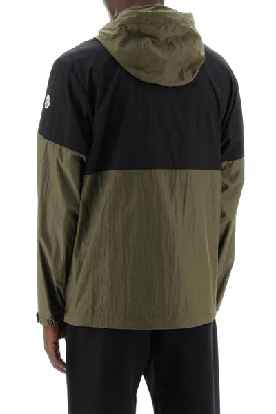 Shop Moncler Basic "joly Windbreaker With Embroidered Logo" Men In Multicolor