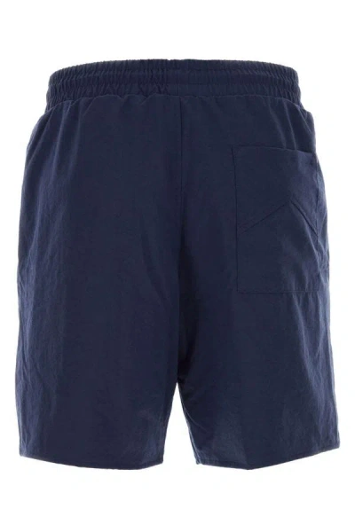 Shop Rhude Man Blue Nylon Swimming Shorts