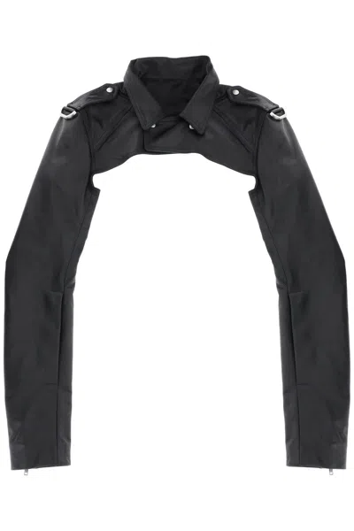 Shop Rick Owens Biker-style Bolero Jacket Men In Black