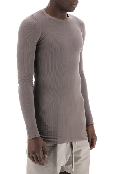 Shop Rick Owens Long-sleeved T-shirt Men In Brown