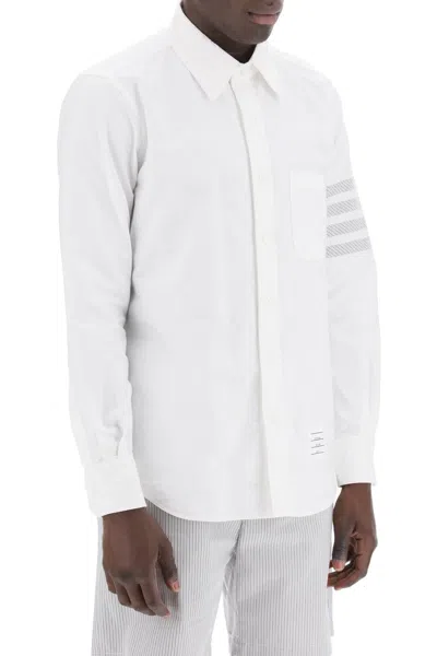 Shop Thom Browne 4-bar Shirt Men In White