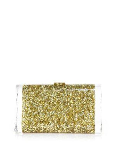 Shop Edie Parker Lara Acrylic Clutch In Black