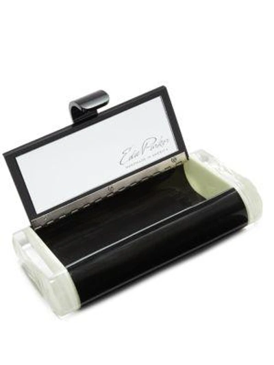 Shop Edie Parker Lara Acrylic Clutch In Black