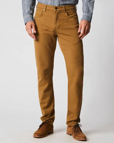 Shop Billy Reid Cotton Linen 5 Pocket Pant In Dark Tan