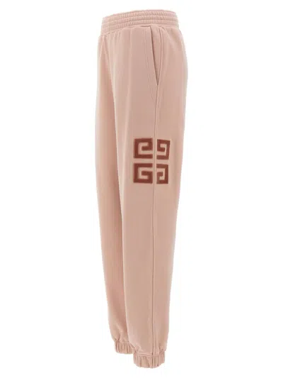 Shop Givenchy Logo Joggers In Pink