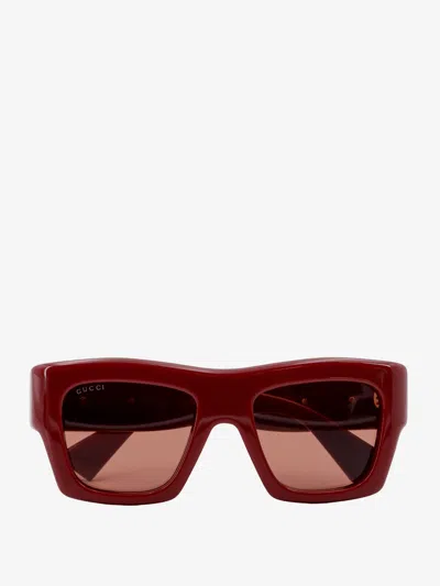 Shop Gucci Sunglasses In Red