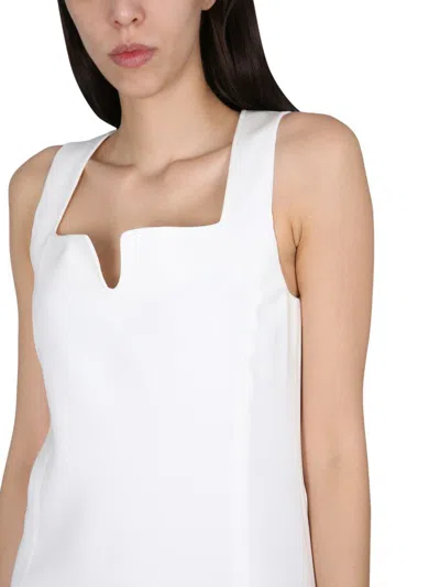 Shop Boutique Moschino Mini Dress In White