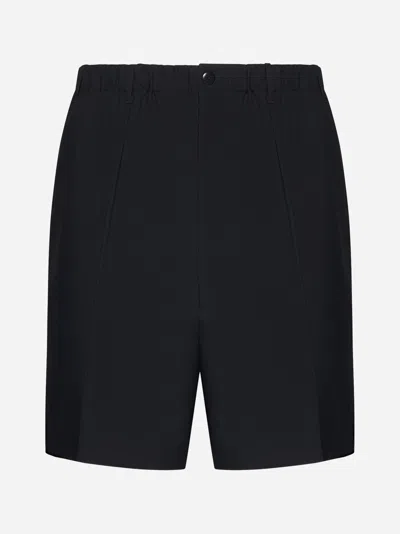 Shop Random Identities Worker Shorts In Black