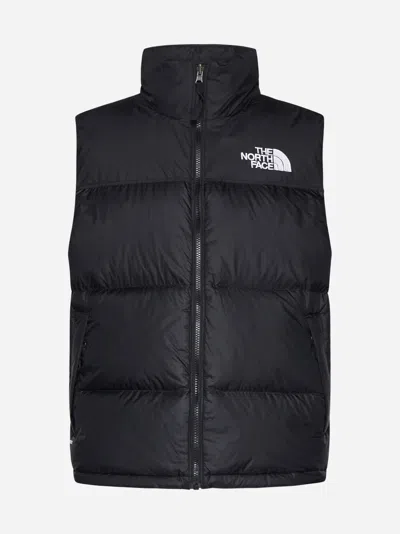Shop The North Face 1996 Retro Nuptse Quilted Nylon Down Vest In Black