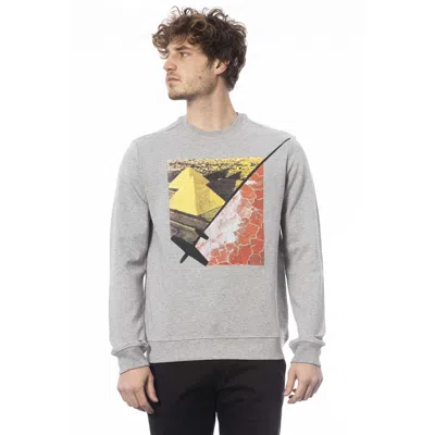 Shop Trussardi Gray Cotton Sweater