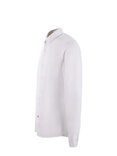 Shop Hugo Boss Boss  Shirts White