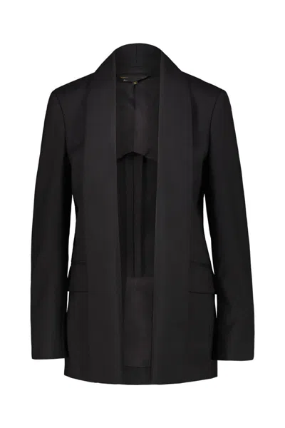 Shop Comme Des Garçons Jacket With Shawl Collar Clothing In Black