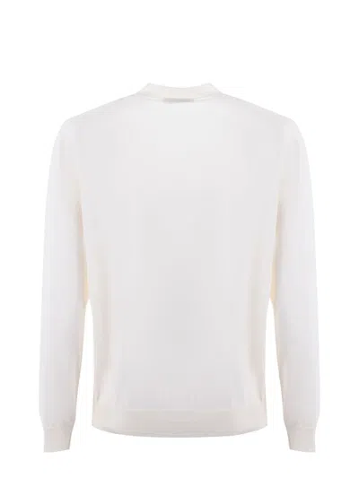 Shop Filippo De Laurentiis Sweaters In Bianco Latte