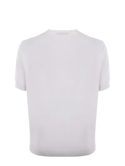 Shop Filippo De Laurentiis T-shirts And Polos In Bianco Latte