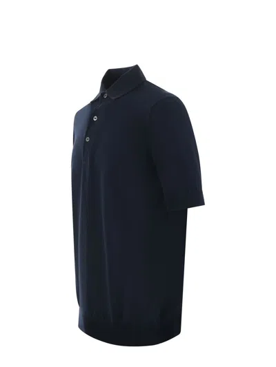 Shop Filippo De Laurentiis Polo Shirt In Blue