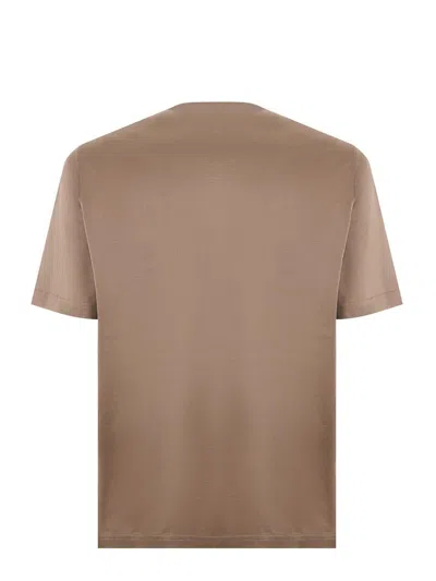 Shop Filippo De Laurentiis T-shirt In Camel