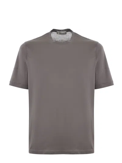 Shop Filippo De Laurentiis T-shirt In Dove Grey