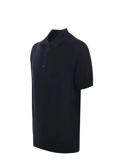 Shop Paolo Pecora Polo Shirt In Blue