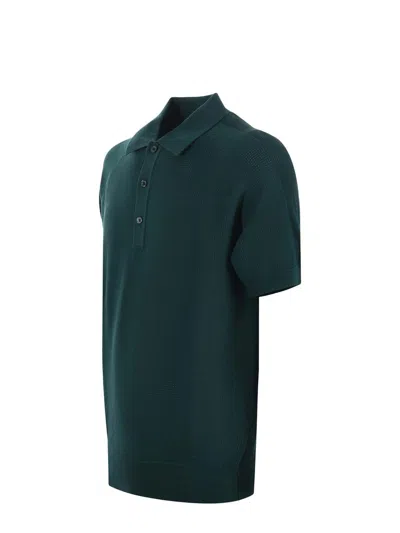 Shop Paolo Pecora Polo Shirt In Green