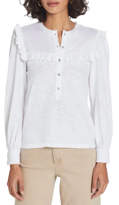 Shop Goldie Tees Reminiscent Blouse In White