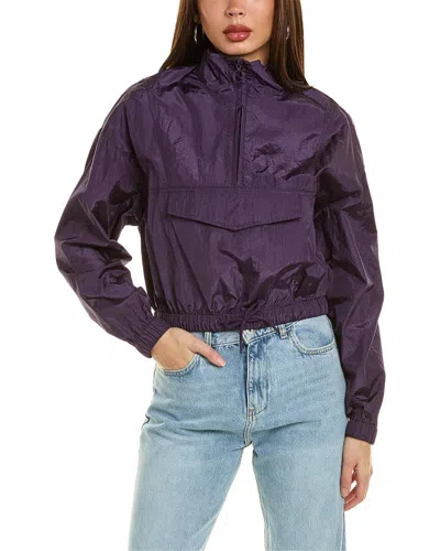 Shop Noize Evi Short Raincoat In Purple