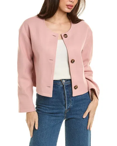 Shop Pascale La Mode Short Jacket In Pink