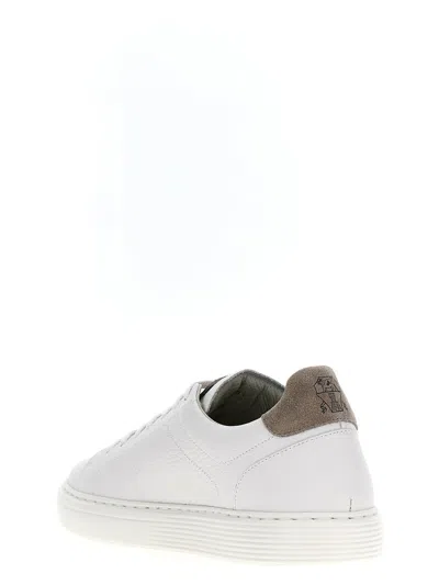Shop Brunello Cucinelli Low Sneakers In White