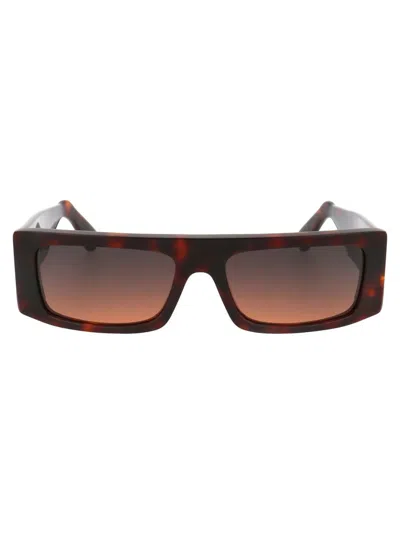 Shop Gcds Sunglasses In 52b Avana Scura/fumo Grad