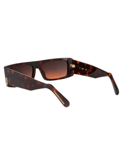 Shop Gcds Sunglasses In 52b Avana Scura/fumo Grad
