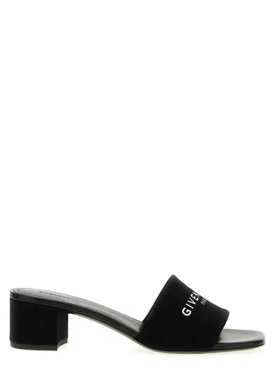 Shop Givenchy '4g' Sandals In Black