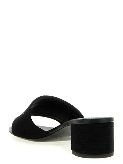 Givenchy Canvas 4g Mules In Black