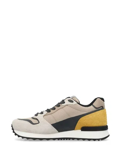 Shop Valentino Garavani Sneakers In Ice/mustard/beige