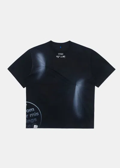 Shop Ader Error Black Nowia T-shirt