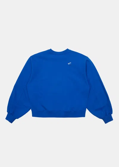 Shop Ader Error Blue Langle Sweatshirt