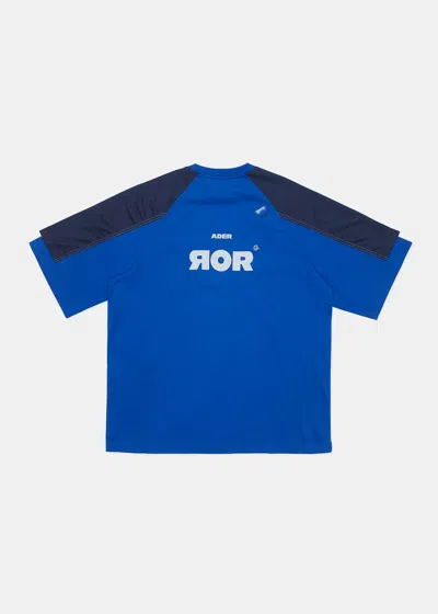 Shop Ader Error Blue Nolc Logo Raglan T-shirt