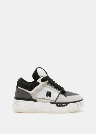 Shop Amiri Black & Taupe Ma-1 Sneakers In Black-leather