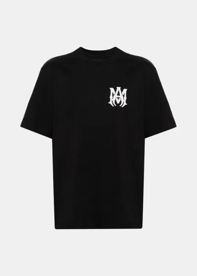 Shop Amiri Black Ma Logo T-shirt
