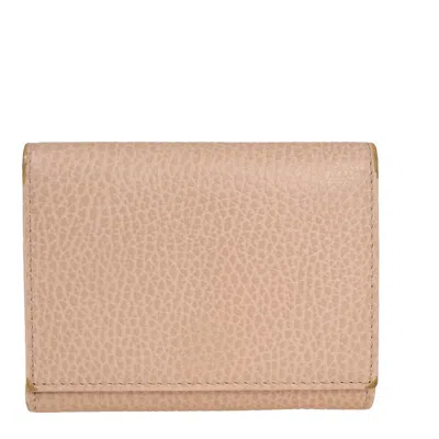 Shop Gucci Pink Leather Wallet  ()